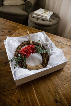 Doors of Berry- Preserved Boxwood Wreaths