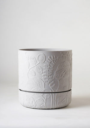 Angus & Celeste Folia Relief Pot