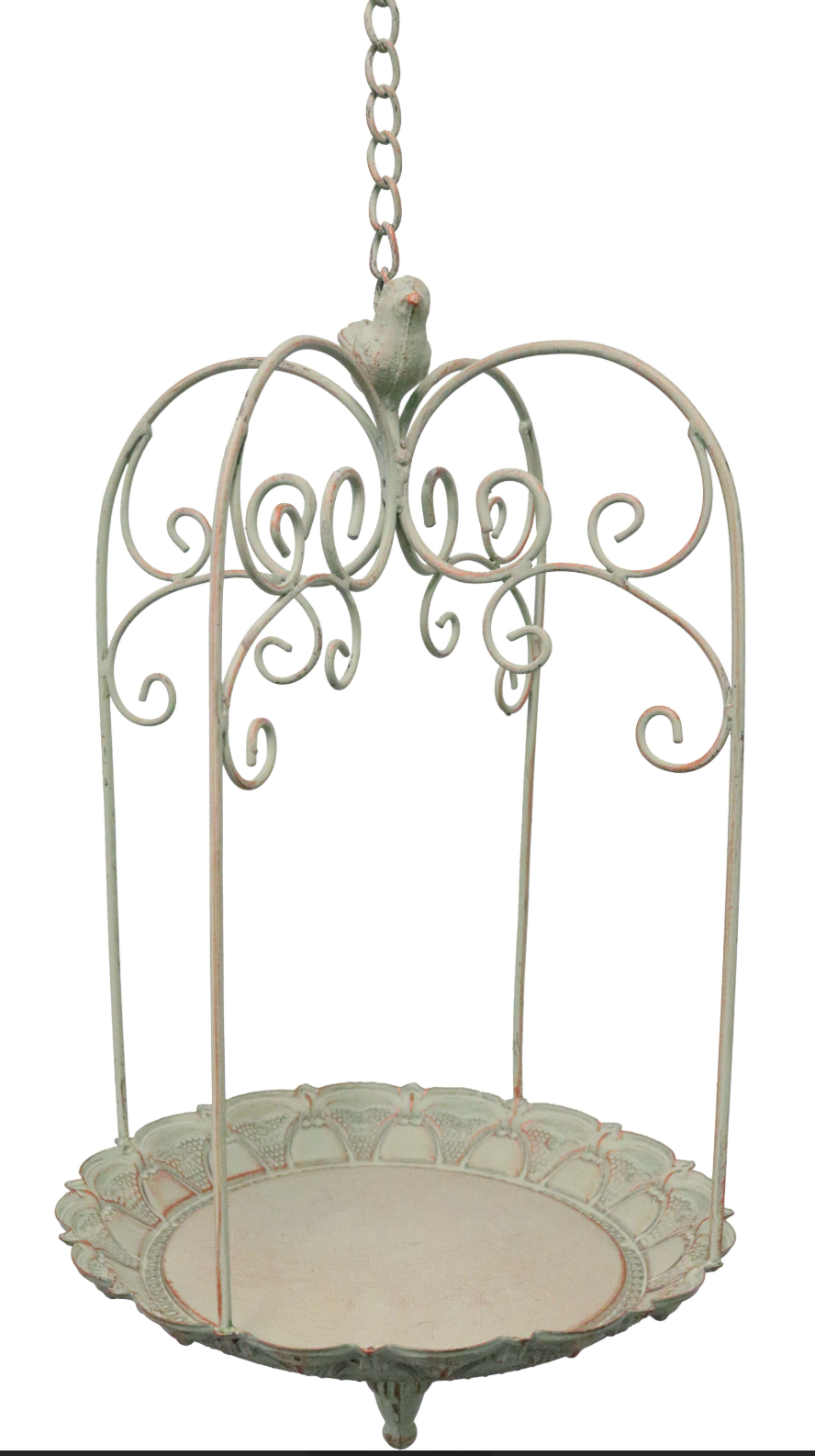 Hanging Vintage Bird Bath/Feeder