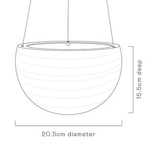 Spherical Hanging Planter - Angus & Celeste
