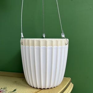 Vanilla pod ripple hanging pot