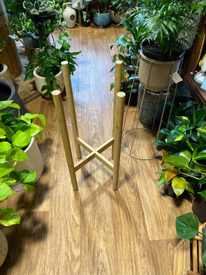 Wooden tall plant stand