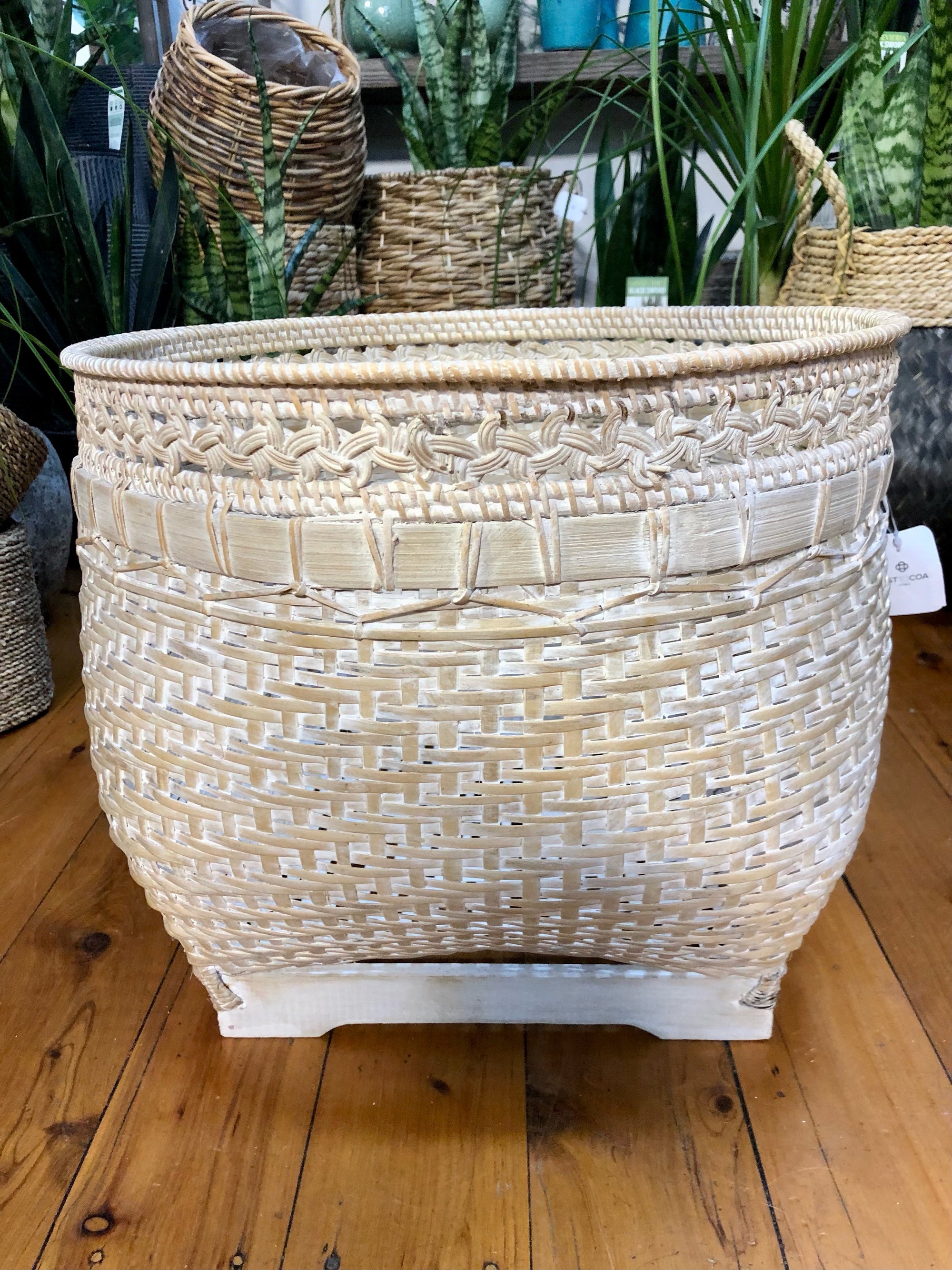 Olan bamboo woven baskets