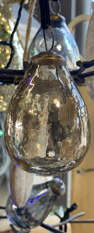 Lustre drop Christmas baubles - That Plant Shop