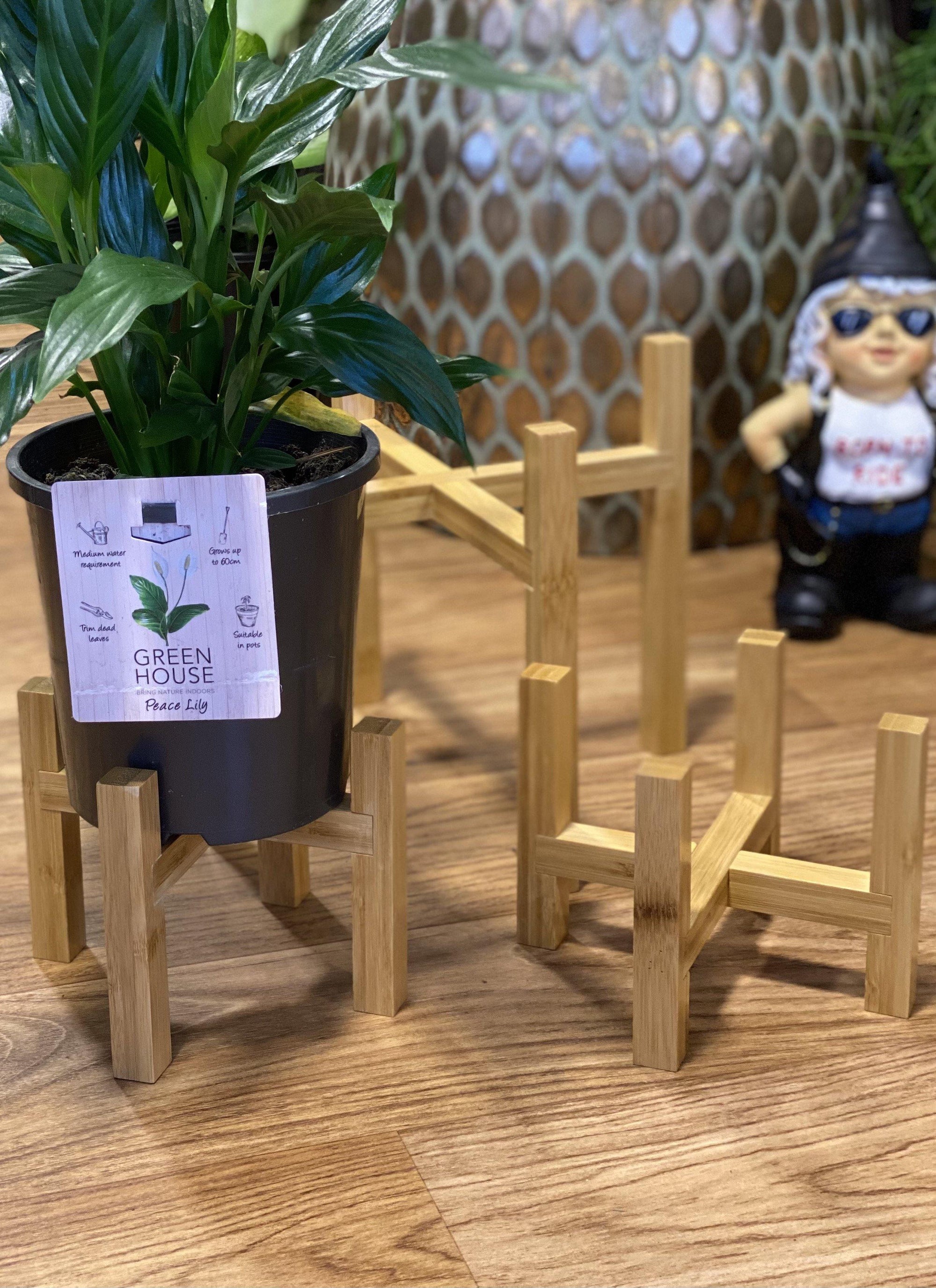 wooden basic plant stand - Artisans Garden Nursery